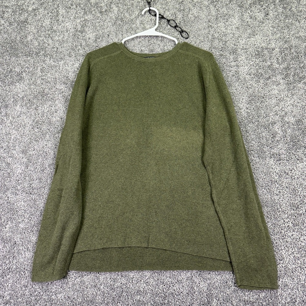 Banana Republic Shirt Mens Large Green Cotton Knit Crew Neck Pullover Casual - Picture 1 of 8